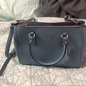 Brand New Blue Coach Crossbody